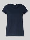 Tom Tailor Relaxed Fit T-Shirt aus reiner Baumwolle Dunkelblau