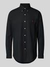 Polo Ralph Lauren Custom Fit Freizeithemd mit Logo-Stitching BLACK