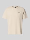 BOSS Regular Fit T-Shirt aus Baumwoll-Mix Offwhite