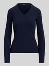 Lauren Ralph Lauren Slim Fit Langarmshirt aus Baumwoll-Modal-Mix Marine