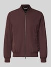 CINQUE Regular Fit Jacke mit Stehkragen Modell 'Rapid' Dunkelrot