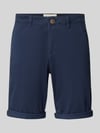JACK & JONES regular fit short met steekzakken model 'BOWIE' Donkerblauw