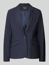 s.Oliver BLACK LABEL Regular Fit Blazer mit Viskose-Anteil Marine