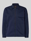 BOSS Orange Regular Fit Hemdjacke aus reiner Baumwolle Modell 'M_LORUM' Marine