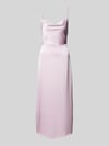 VILA Maxikleid mit Wasserfall-Ausschnitt Modell 'RAVENNA' Rosa