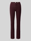 Brax Smalle broek van katoenmix model 'MARY' Bordeaux