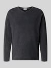 American Vintage Longsleeve mit überschnittenen Schultern Modell 'SONOMA' Anthrazit