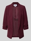 PIECES Taillierter Kurzblazer mit 3/4-Arm Modell 'BOSELLA' Bordeaux