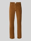 Brax Straight Fit Cordhose aus Baumwoll-Mix Modell 'Mythos Flex Cord' Camel