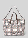 bugatti Shopper mit Label-Patch Modell 'Finn' Offwhite