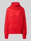 ICHI Relaxed Fit Strickpullover mit Rollkragen Modell 'IHKAMARA' Rot