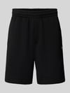 Lacoste Regular Fit Sweatshorts aus Baumwoll-Mix Black