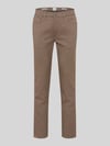 Brax Regular Fit Chino aus Baumwoll-Mix mit Viskose-Anteil Modell 'Wool Look Flex' Camel