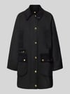 Barbour Regular Fit Funktionsjacke aus reiner gewachster Baumwolle Black