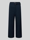 Christian Berg Woman Culotte aus Viskose mit Gürtel Dunkelblau