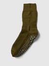FALKE Socken mit mit Woll-Anteil Dunkelgruen
