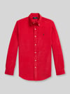 Polo Ralph Lauren Custom Fit Freizeithemd aus reiner Baumwolle Rot