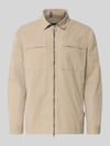 Barbour Regular Fit Hemdjacke aus reiner Baumwolle Modell 'GLENDALE' Beige
