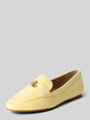 Lauren Ralph Lauren Loafers van echt rundleer Lichtgeel