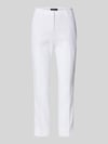CAMBIO Leinenhose mit Baumwoll-Anteil Weiss