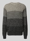ONLY & SONS Relaxed Fit Strickpullover aus reiner Baumwolle Modell 'BIRK' Black