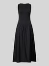 MANGO Midikleid mit U-Boot-Ausschnitt Modell 'VALVIN' Black