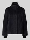 COMMA Jacke mit Kunstfell Black