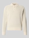 Jake*s Studio Men Strickpullover mit Polokragen Ecru