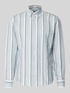 BOSS Orange Regular Fit Freizeithemd aus Leinen-Baumwoll-Mix Modell 'RICOPLUS_M' Hellblau