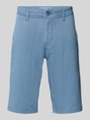 Tom Tailor Slim Fit Chinoshorts aus Baumwoll-Mix Blau