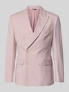 MCNEAL Slim Fit Anzugjacke mit Reverskragen Rosa