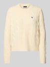 Polo Ralph Lauren Regular Fit Strickpullover aus Woll-Kaschmir-Mix Sand