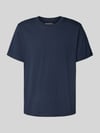 Selected Regular fit T-shirt van katoenmix, model 'ASPEN' Marineblauw