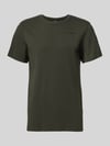 G-Star RAW Slim Fit T-shirt met logo-stitching Antraciet
