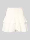 ONLY Mini-Rock mit gesmoktem Bund Modell 'NADJA' Offwhite