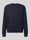 Napapijri Sweatshirt mit Label-Stitching Modell 'balis' Marine
