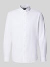 MCNEAL Slim Fit Freizeithemd aus reiner Baumwolle Weiss