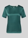 Weekend Max Mara Regular Fit T-Shirt aus Satin Modell 'GILBERT' Dunkelgruen
