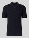 JACK & JONES Premium Slim Fit Poloshirt mit Knopfleiste Marine