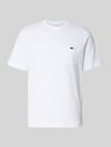 Lacoste Regular Fit T-Shirt aus reiner Baumwolle Weiss
