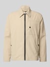 Marc O'Polo DENIM Regular Fit Blouson mit Umlegekragen Sand