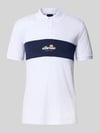 ellesse Slim Fit Poloshirt mit Label-Print Modell 'MACKENNA' Weiss