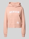 REVIEW Hoodie mit Kapuze Altrosa