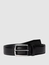 BOSS Leren riem, model 'Celie' Zwart
