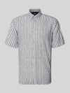 Fynch-Hatton Regular Fit Freizeithemd mit Button-Down-Kragen Marine
