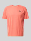Under Armour T-Shirt mit Label-Print Modell 'Tech' Rot