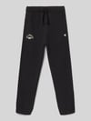 Champion Stoffhose mit elastischem Bund Black