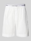 Calvin Klein Underwear Szorty o kroju regular fit z elastycznym pasem z logo Biały