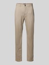 MCNEAL Slim Fit Stoffhose mit Gesäßtaschen Beige