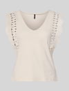 VERO MODA Regular Fit Top aus reiner Baumwolle Modell 'GABBY' Beige